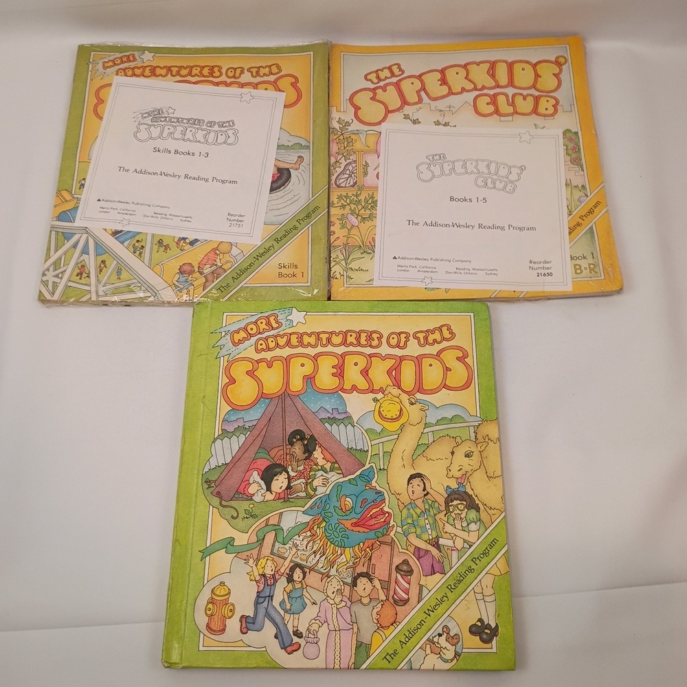 Adventures of the Superkids Skills Book Lot:  1–3 pack, 1-5 pack & More Adven...